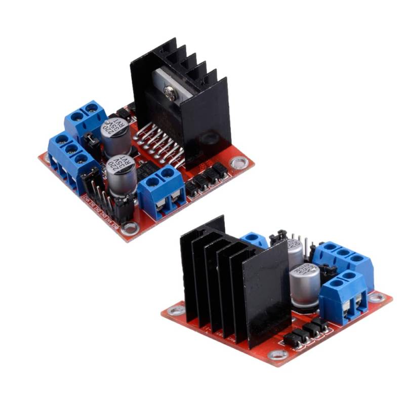 zalati Motor Drive Controller Board L298N Dual H Bridge DC Schrittmotor Treibermodul Kompatibel mit Arduino von zalati