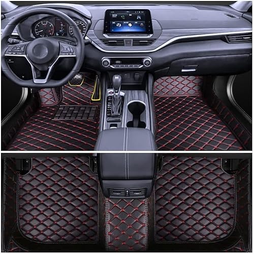 Auto Fußmatten Passform für Land Rover Range Rover Sport-5seats 2014-2023,Kunstleder wasserdichte Voll Auto Fussmatten,D/D Style von zanmeini