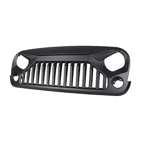 Kühlergrill Front Grill Für Jeep Wrangler JK Unlimited 2007-2017,Grid Style Front Grille GrillVehicle Parts Accessories von zanmeini