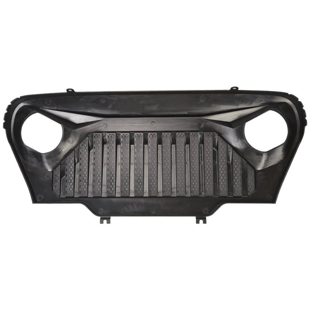 Kühlergrill Front Grill Für Jeep Wrangler TJ 1997-2006 J282,Grid Style Front Grille GrillVehicle Parts Accessories von zanmeini