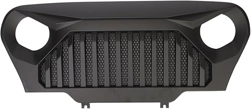 Kühlergrill Front Grill Für Jeep Wrangler TJ 1997-2006 J282,Grid Style Front Grille GrillVehicle Parts Accessories von zanmeini