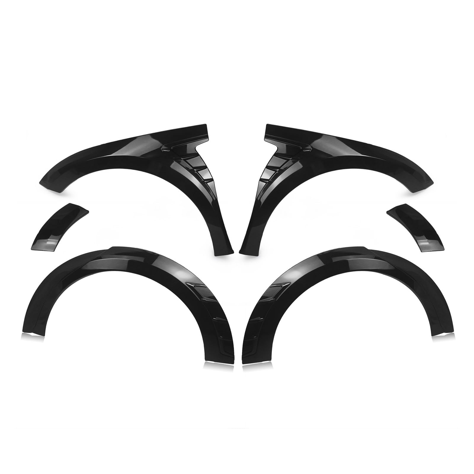 Radlaufschutz für Toyota Camry SE XSE 2018-2022,Universal Rad Augenbrauenschutz Lippenverkleidung Kratzfest Kotflügelverbreiterung,a/Black von zanmeini
