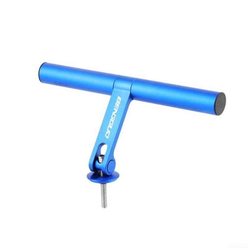 Fahrrad-T-Typ-Headset-Verlängerung, Aluminiumlegierung, 200 mm, verstellbare Lenkerhalterung für verbesserte Funktionalität (blau) von zeroupshop