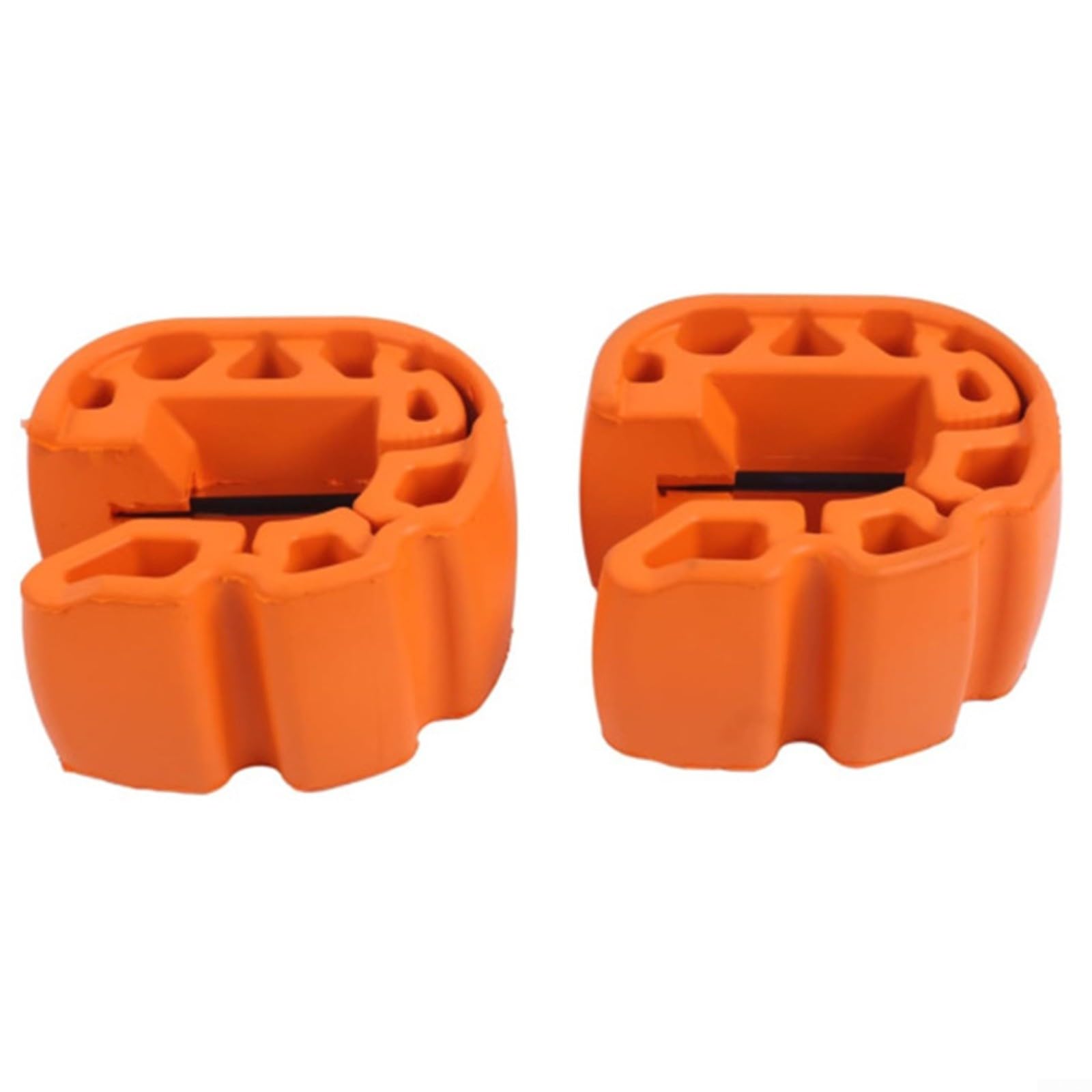 zeroupshop 2-teiliges Puffer-Stoßfänger-Set für 295100418 295100729 Snap-In Kotflügel, reißfest, stoßdämpfend, orangefarbenes Rasenmäher-Zubehör von zeroupshop