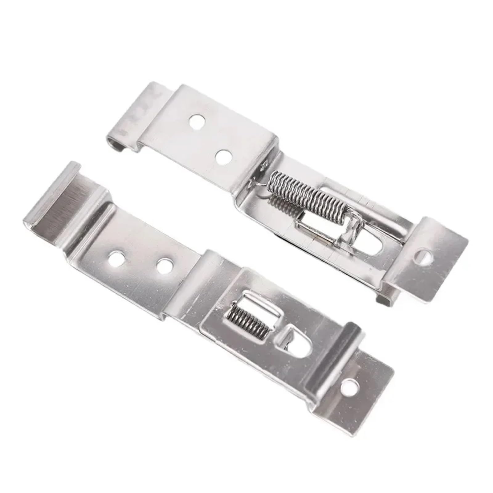 2Pcs Edelstahl Halterung Autos Rahmen Halter Klemmen Auto Kennzeichen Gefederte Platte Halter Anhänger Nummer Platte Clips von zhuhangyu