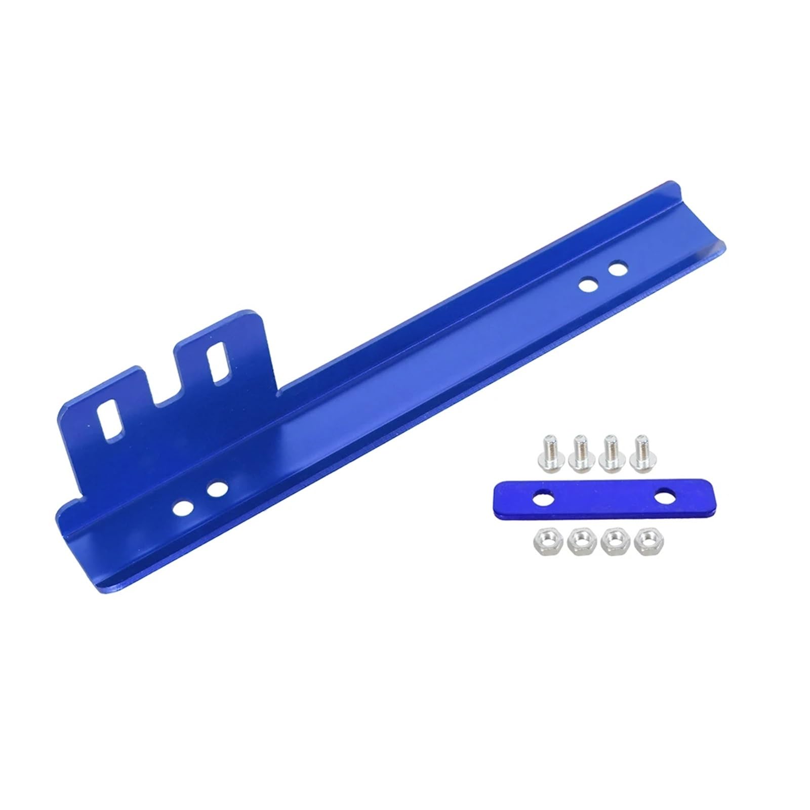 Universeller Kennzeichenrahmen aus Aluminium, verstellbar, for Auto-Stoßstange, vorderer Kennzeichenhalter(Blue) von zhuhangyu