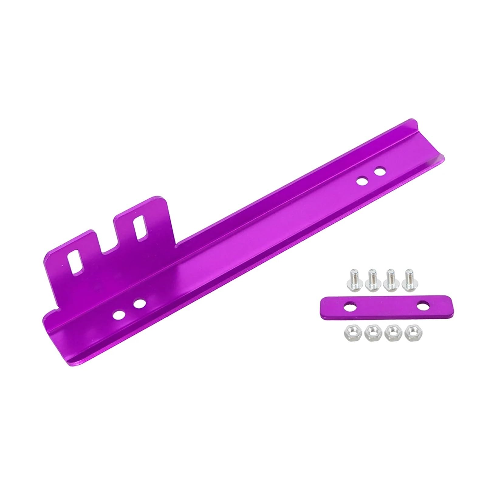 Universeller Kennzeichenrahmen aus Aluminium, verstellbar, for Auto-Stoßstange, vorderer Kennzeichenhalter(Purple) von zhuhangyu