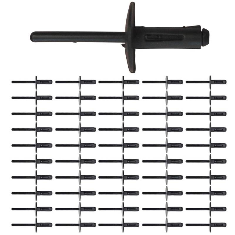 Zingking 50pcs Radlauf Verkleidung Clips für 6mm X1 X3 X5 X6 Z4 Coupe E90 E91 E84 E83 E53 E70 F15 F85 E71 E72 E86 E85 R60 51717002953 von zingking