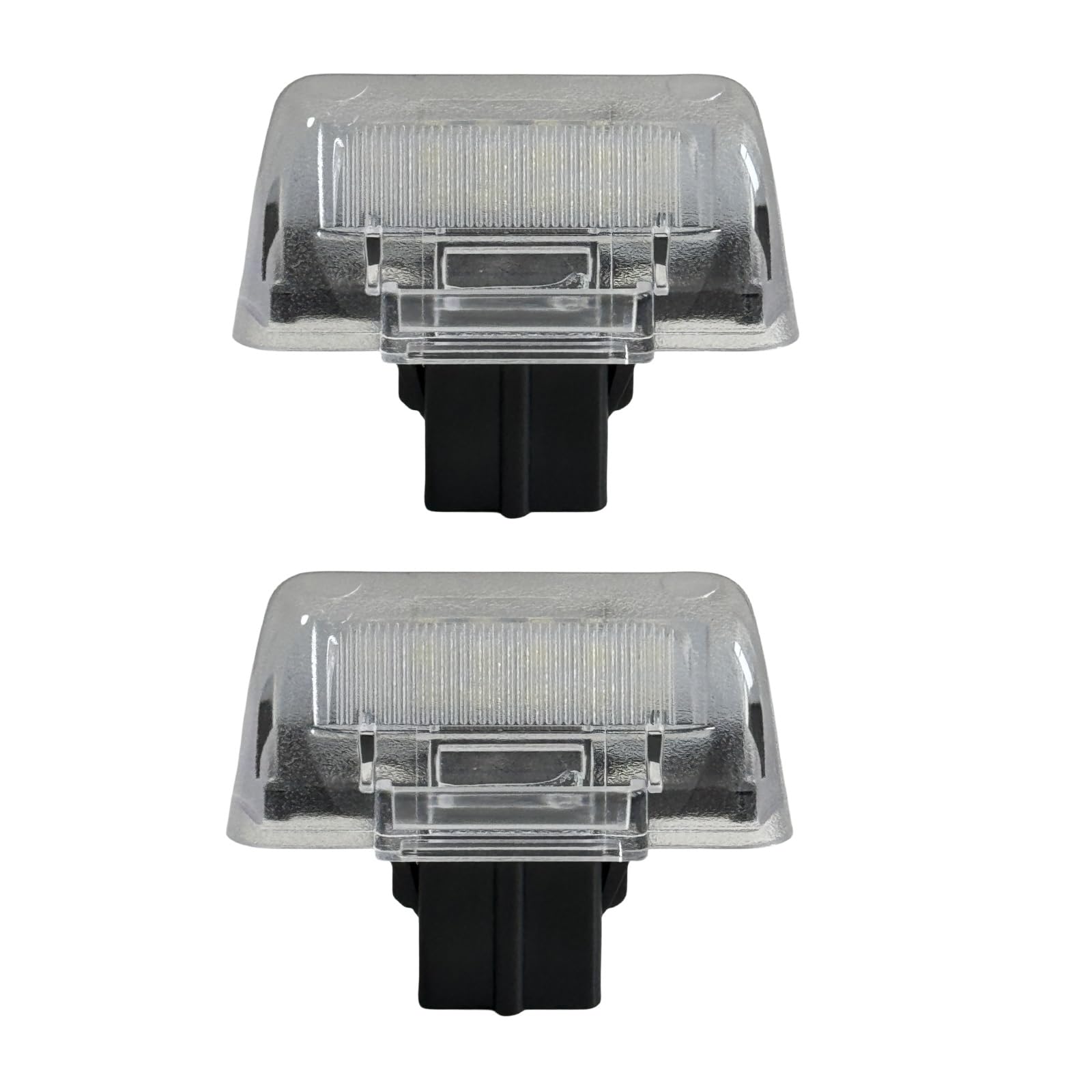 zingking 2 Stück LED Kennzeichenbeleuchtung Transit MK4 MK5 MK6 MK7 1985-C2013 fur F/ord Transit Connect 2002 C2013 OEM#4388111 Transparent von zingking