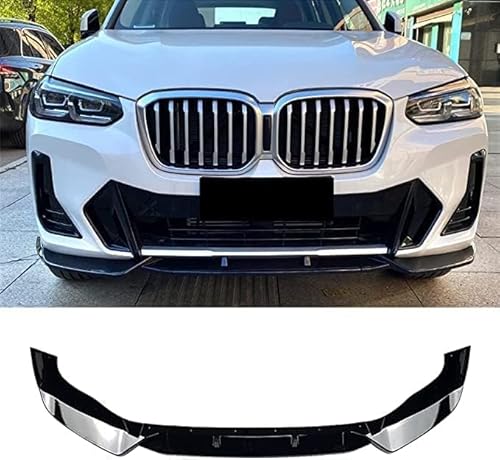 Frontspoiler Lippe Spoilerlippe Splitter Für BMW X3 G01 X4 G02 M Pack 2022 2023 2024, Front Bumper Karosserie-Anbauteile Frontstoßstange Diffusor Spoilerlippe von zjxtnb