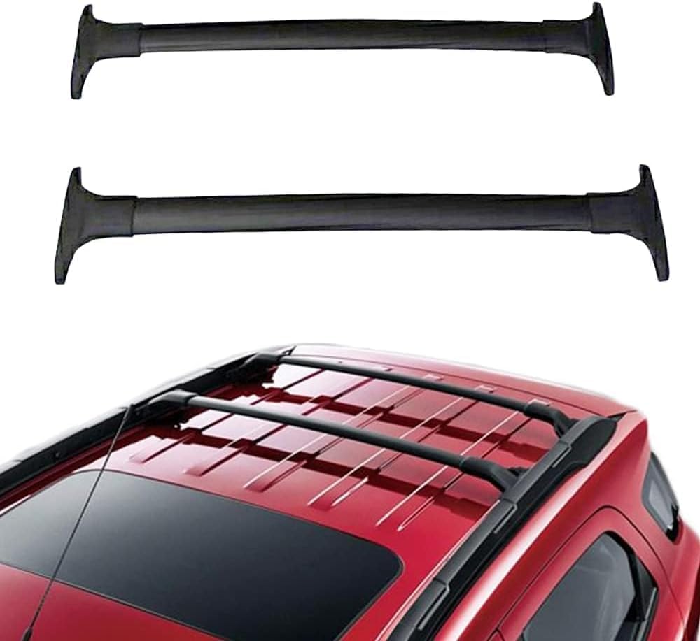 zjxtnb DachträGer RelingträGer für Ford Ecosport 2013 2014 2015 2016 2018 2019 2017 2020, Dachgepäckträger Dachreling Rack Gepäck Querträger Relingträger Gepäckablage Träger von zjxtnb