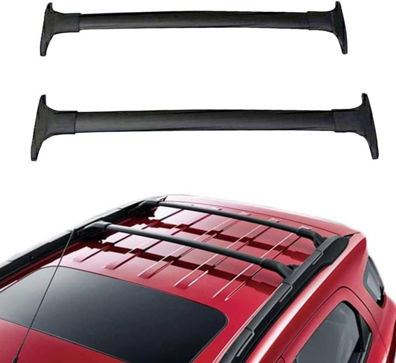 zjxtnb DachträGer RelingträGer für Ford Ecosport 2013 2014 2015 2016 2018 2019 2017 2020, Dachgepäckträger Dachreling Rack Gepäck Querträger Relingträger Gepäckablage Träger von zjxtnb