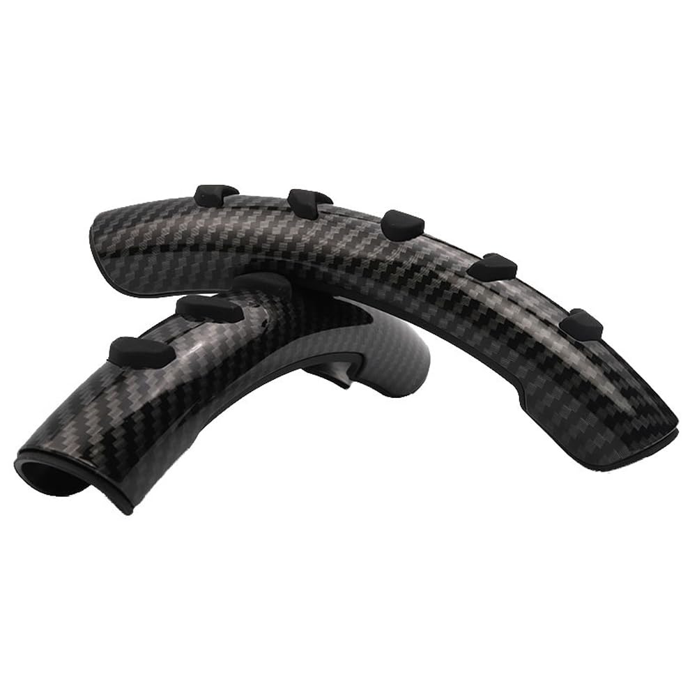 Segmentierter Lenkradschutz für Volkswagen VW Jetta MK5 2007-2011, Universal Auto Lenkradbezug Kratzfest Segmentierter Lenkradbezug Segmented Lenkradschutz,B von zllkj