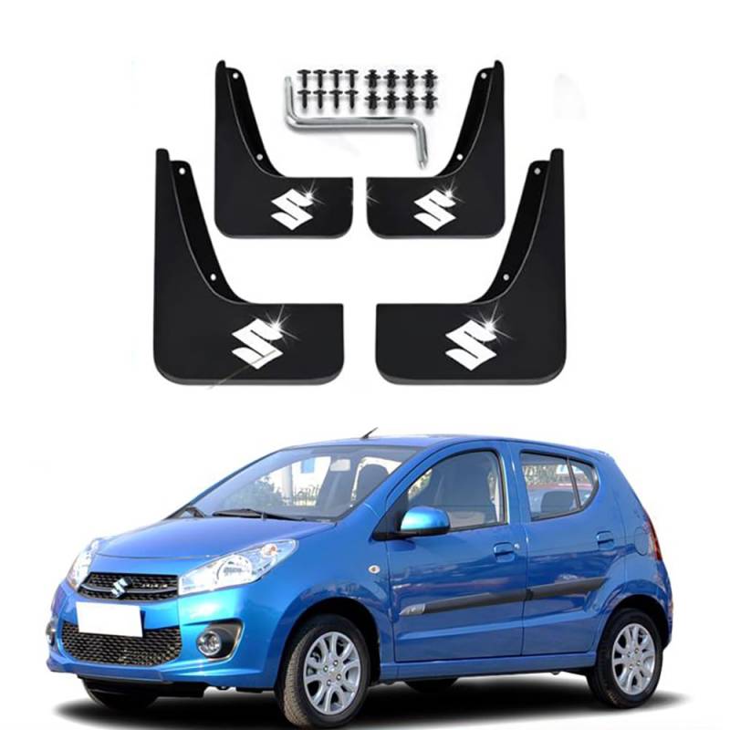 4 Stück Auto Schmutzfänger,Für Suzuki Alto/Celerio 2013 2014 2015 2016 2017 2018 2019 Vorne Hinten Spritzschutz Kotflügel Kratzfest Wasserdicht Protection Styling zubehör von ztpato