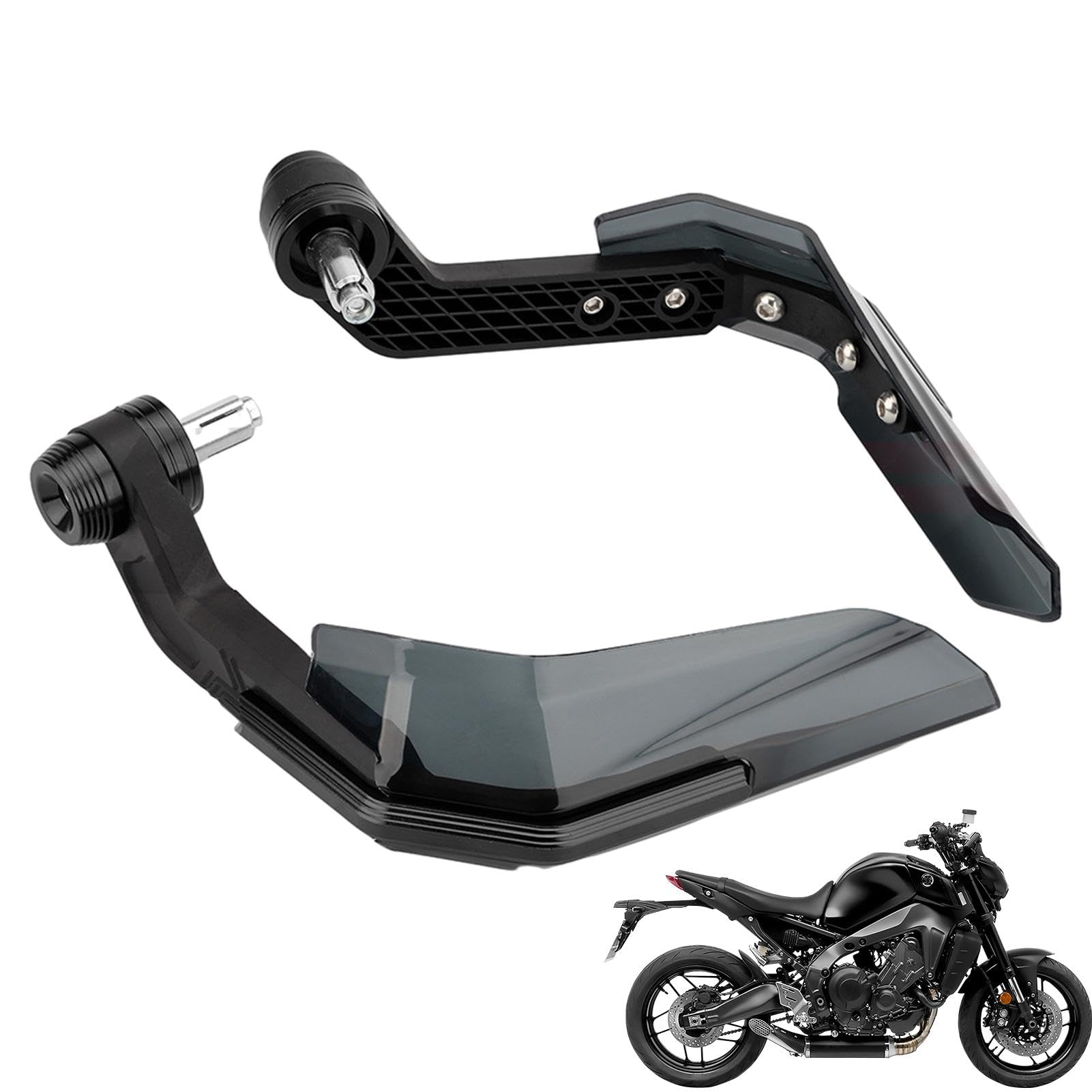 Aluminium-Bürstenstange, Handgriff-Windschutz, universeller Motorrad-Handschutz, Motorrad-Handschutzabdeckungen, Legierung, Windschutz, Bürstenstab-Handschutz, Handgriffabdeckungen, großer Handschutz von zwxqe