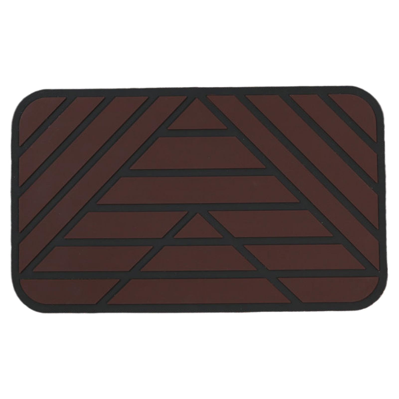 Car Floor Carpet Mat Patch, Car Truck Floor Mat, PVC Footrest Plate, Rest Foot Pedal Car Heel Pad, Sewing Tool for Easy Installation, Car Mat Repair Patch, Car Foot Pedal Heel Protection Truck Carpet von zwxqe