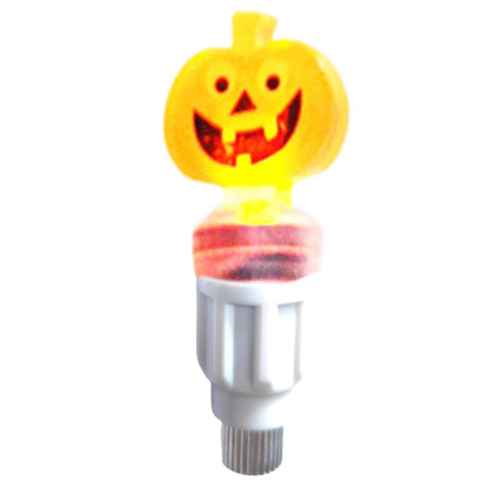 Led Valve Stem Lights, Cycling Safety Lights, Pumpkin Shaped Wheel, Tire Stem Warning Lights, Waterproof Valve Caps, Halloween Tire Valve Lights, Cycling Valve Light Covers for Bikes 7cm/2.76in von zwxqe