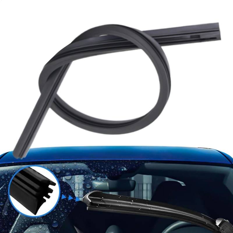 Replacement Wiper Strips for Cars, Flexible Windshield Wiper Blades, 26 Inch Wiper Replacement Strips, Windshield Wiper Blades Refill, Car Wiper Strip Replacement, Wiper Refills for Front Windshield von zwxqe