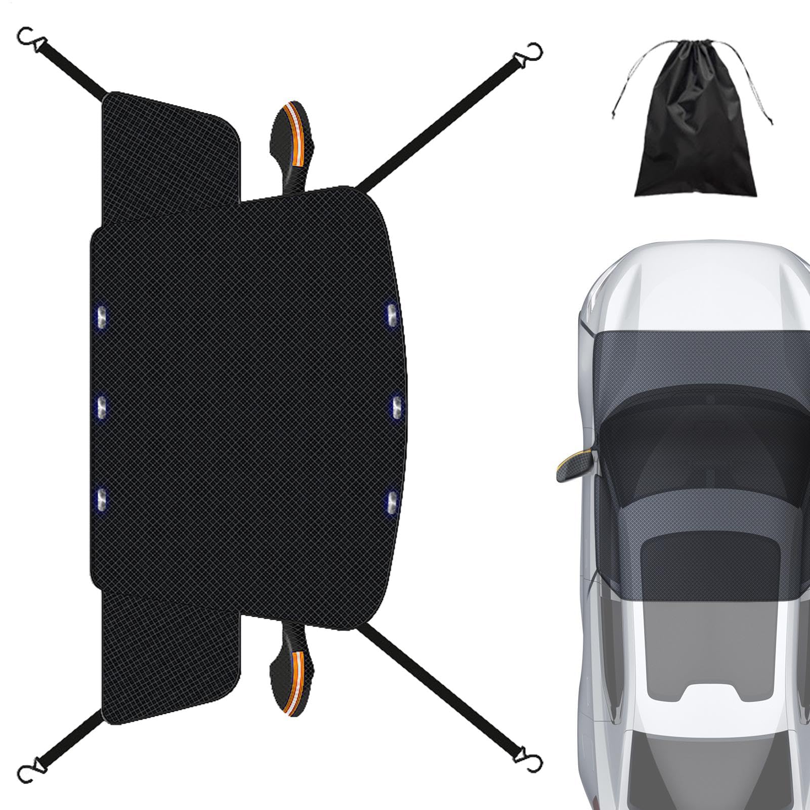 Windschutzscheibenabdeckung für und Schnee, Auto-Windschutzscheiben-Abdeckung, wetterfest, Frostblocker, Windschutzscheibenabdeckung, Winter-Autoabdeckungen – Schutz für , Schnee und Frost von zwxqe