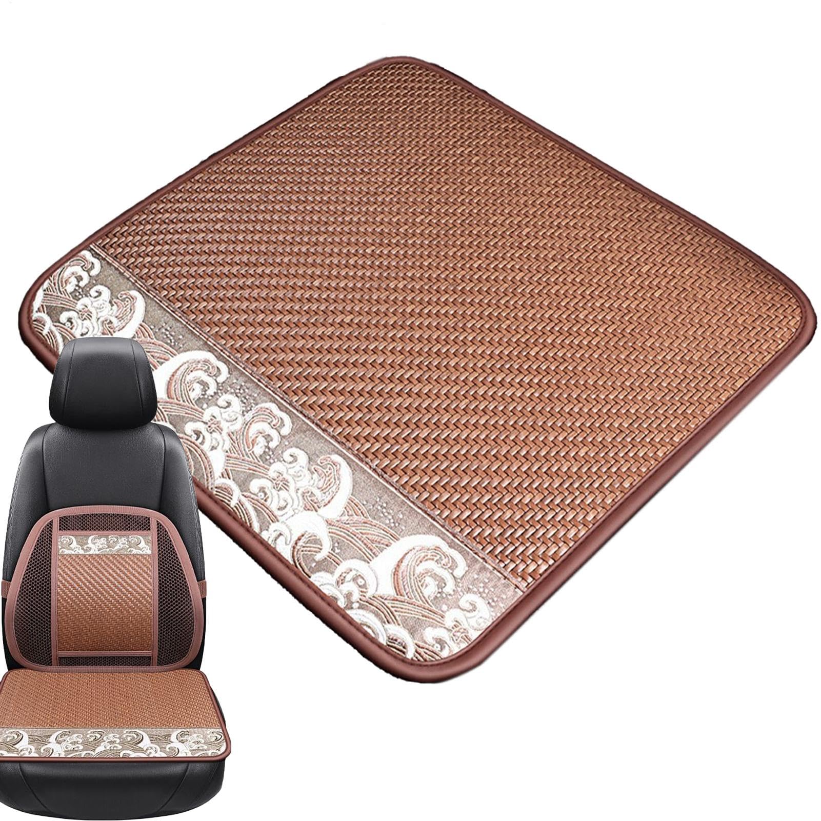 zwxqe Cooling Car Seat Cushion with Lumbar Support, Breathable and Comfortable Chair Mat, Automotive Supplies for Vehicle, Truck, and SUV, Ideal for Long Drives and Enhanced Seat Comfort von zwxqe